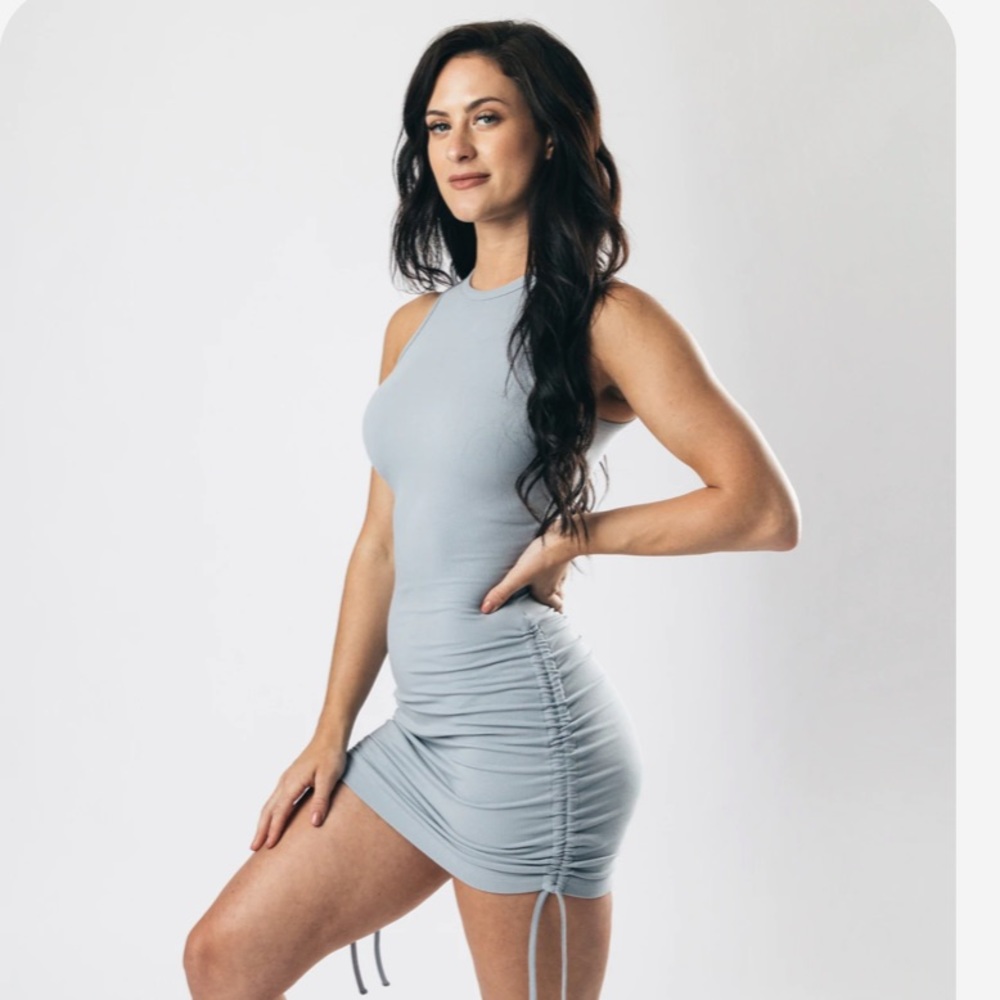 Alphalete Monarch Ribbed Tank Dress, size XS.
